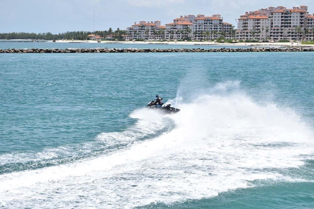 Jet Skiing in South Beach