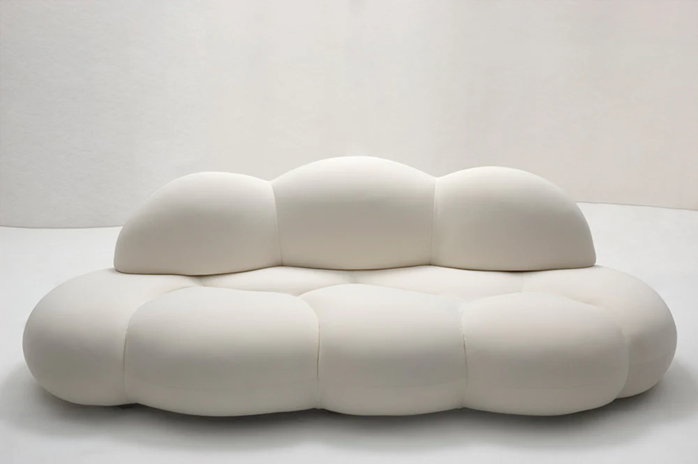 DesignItaly.com. White Fabric Sofa LE NUVOLE by Sergio Giobbi per Giovannetti