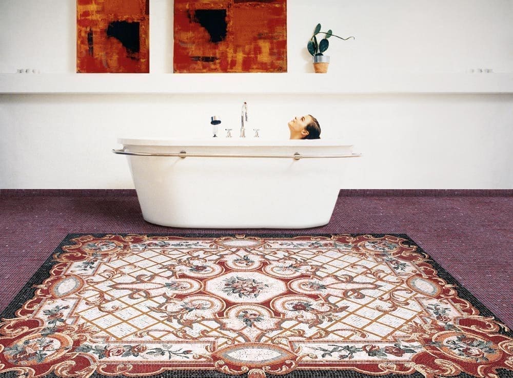 Mosaic Carpet DUPRÈ by Sicis. Photo by DesignItaly.com