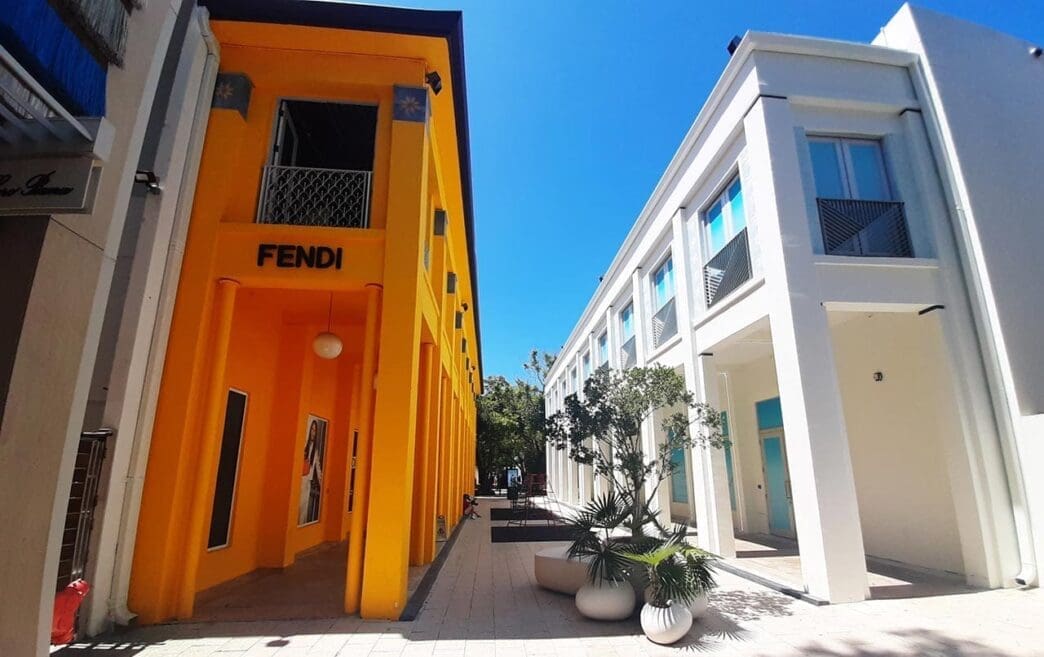 Miami Design District Street Shops.