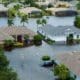 Image of Hurricane Debby Flooding Homes and Cars in Laurel Meadows Community, Sarasota, Florida