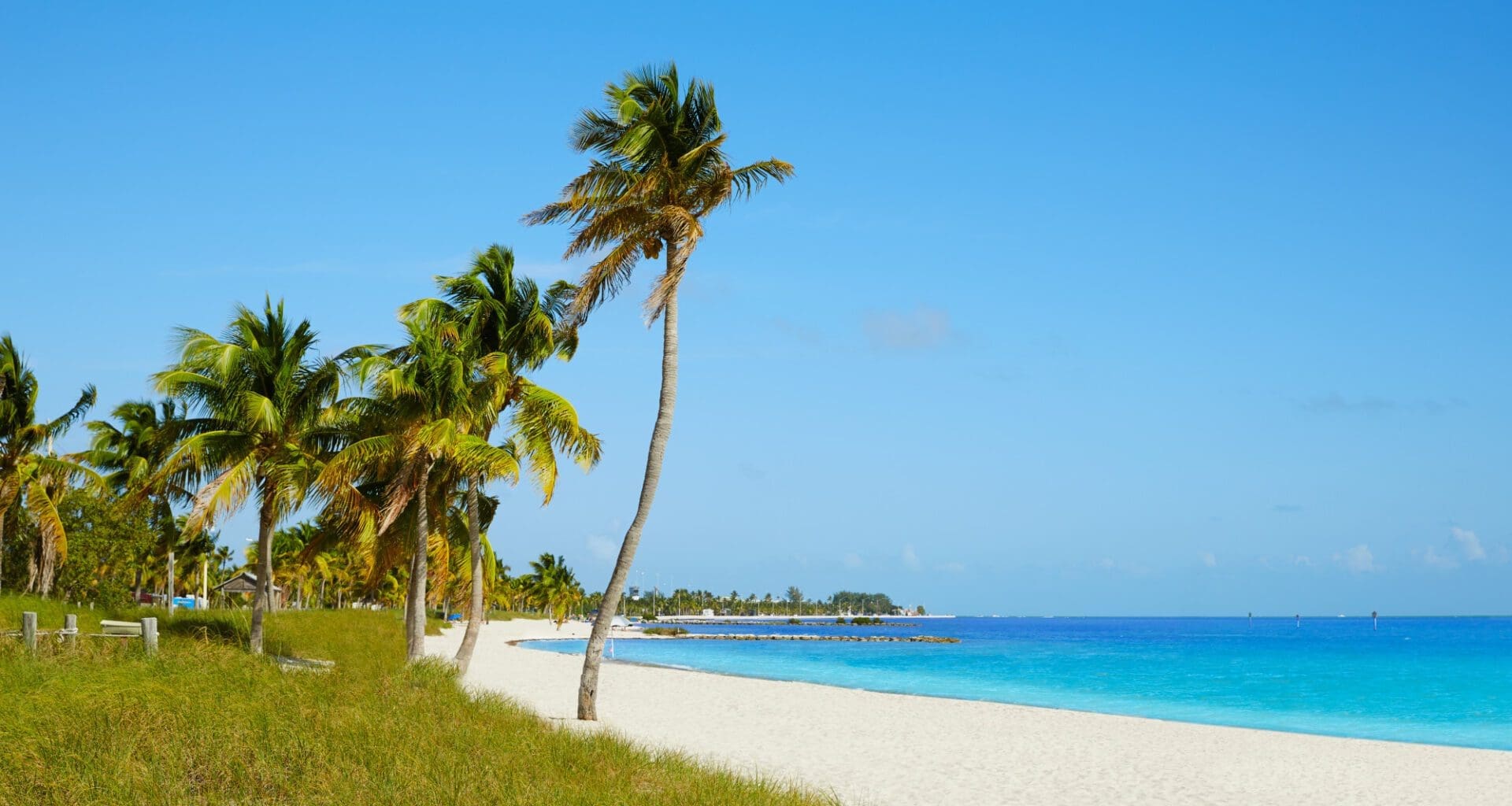 Smathers Beach in Key West, Florida