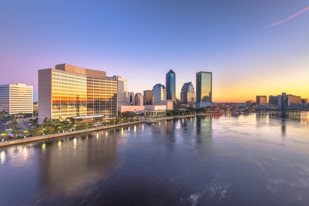 Downtown Jacksonville, FL Skyline