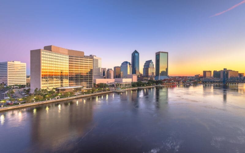 Downtown Jacksonville, FL Skyline