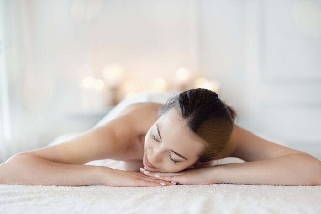 Woman at a spa in Mid-Beach