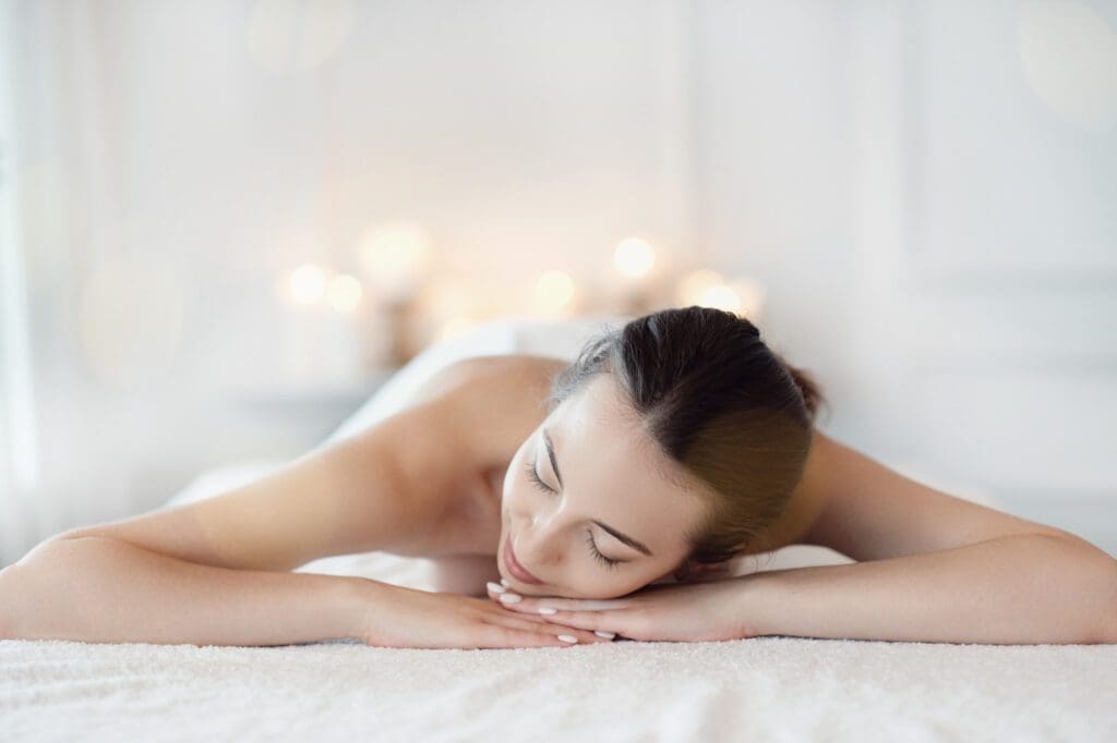 Woman at a spa in Mid-Beach