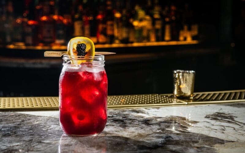 Blackberry Bourbon Lemonade - Yardbird