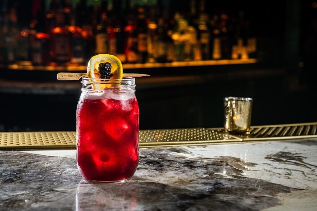 Blackberry Bourbon Lemonade - Yardbird