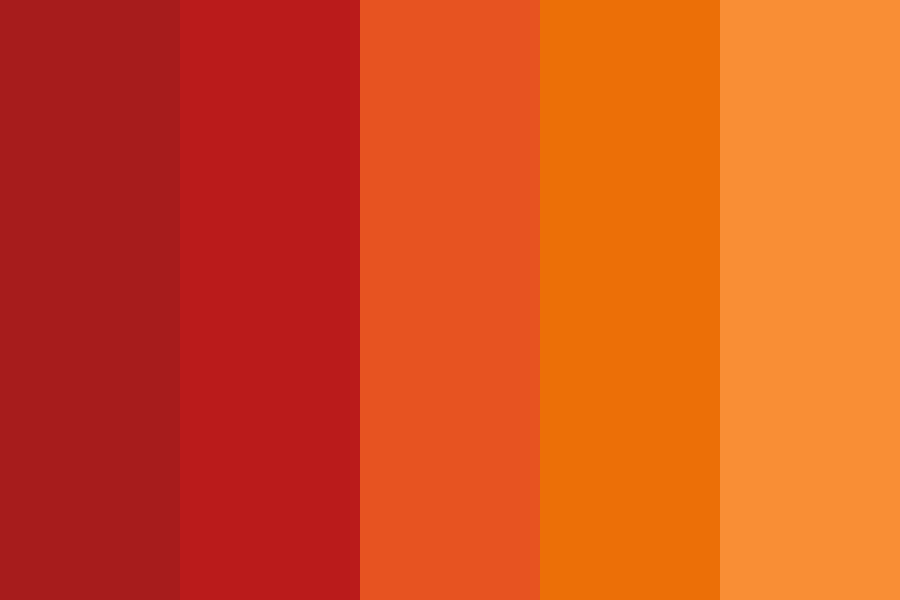 Colors of The Zodiacs - Aries Color Palette - color-hex.com