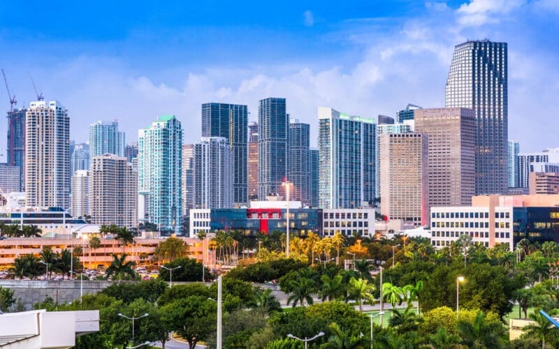 Miami downtown skyline