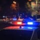 Police car at night in Fort Lauderdale