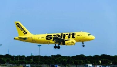 Spirit Airlines Plane Landing