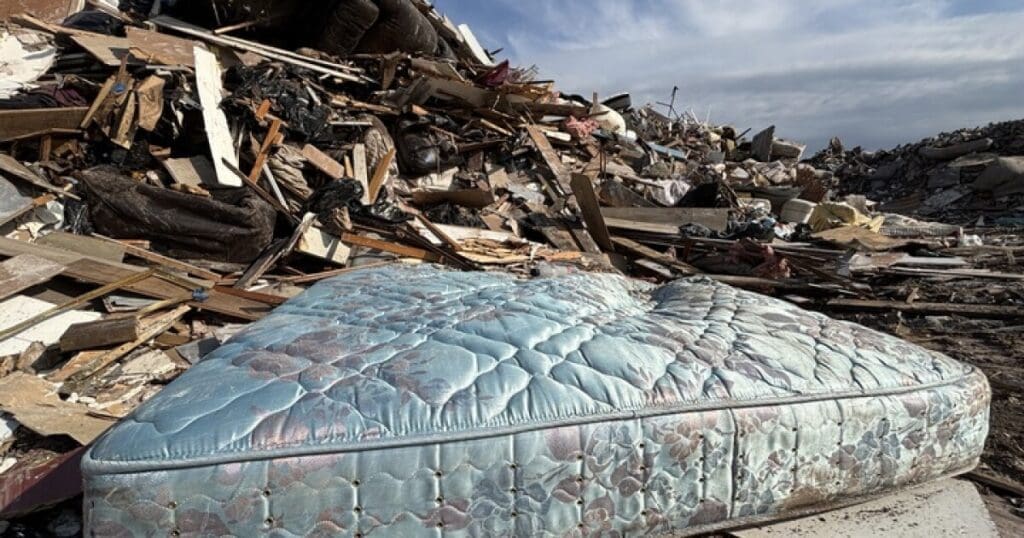 Debris clearance following the Tampa hurricanes