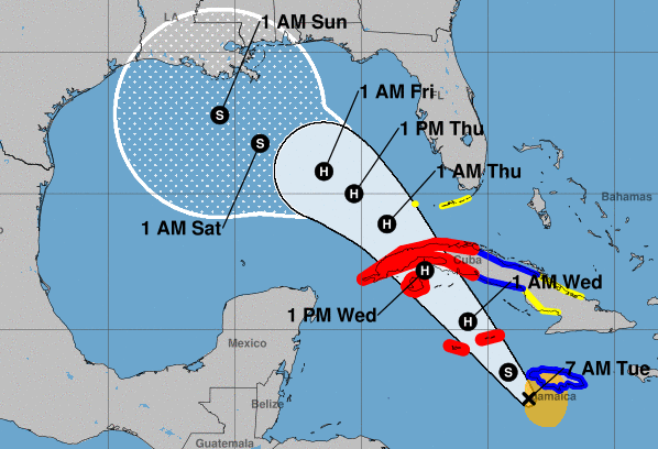 Tropical Storm Rafael Set to Impact Cuba and Florida