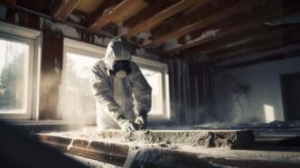 An image depicting an asbestos inspection