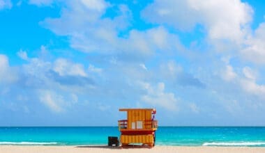 Baywatch tower at Miami South Beach