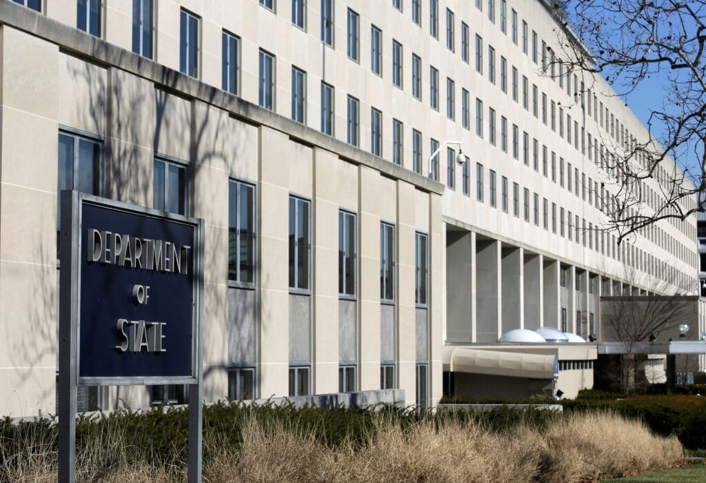 The State Department Building is pictured in Washington
