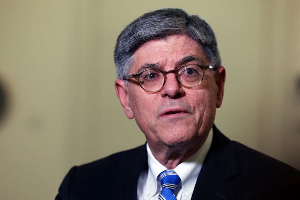 U.S. Ambassador to Israel Jack Lew looks on during an interview with Reuters in Jerusalem