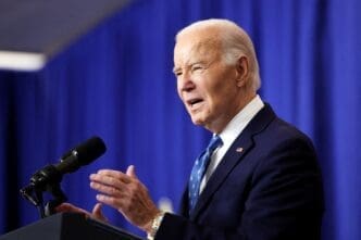U.S. President Joe Biden visits the Department of Labor, in Washington