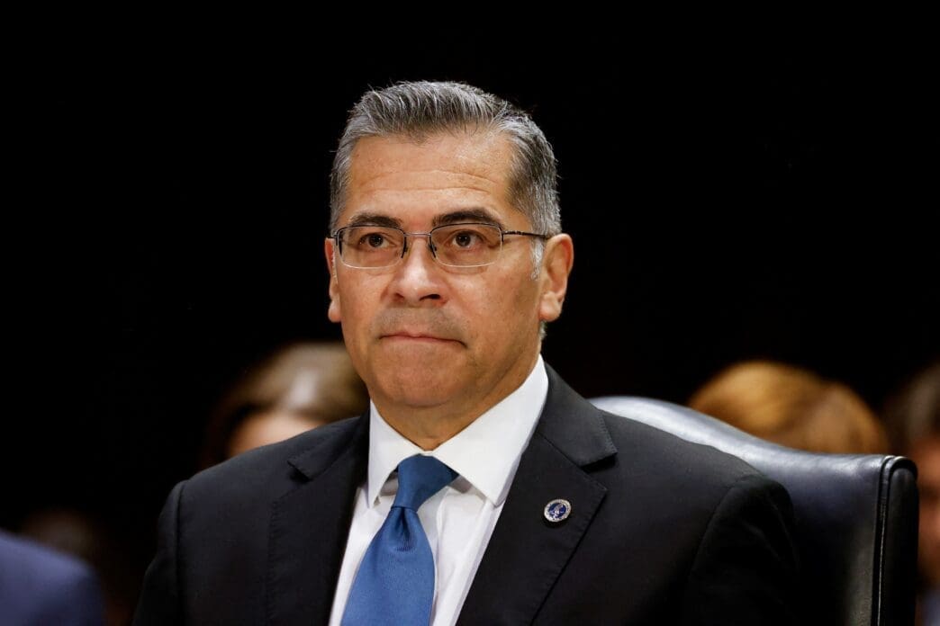 U.S. Secretary of Health and Human Services Xavier Becerra testifies before the Senate Appropriations committee