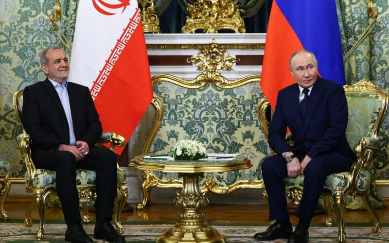 Iranian President Masoud Pezeshkian visits Russia