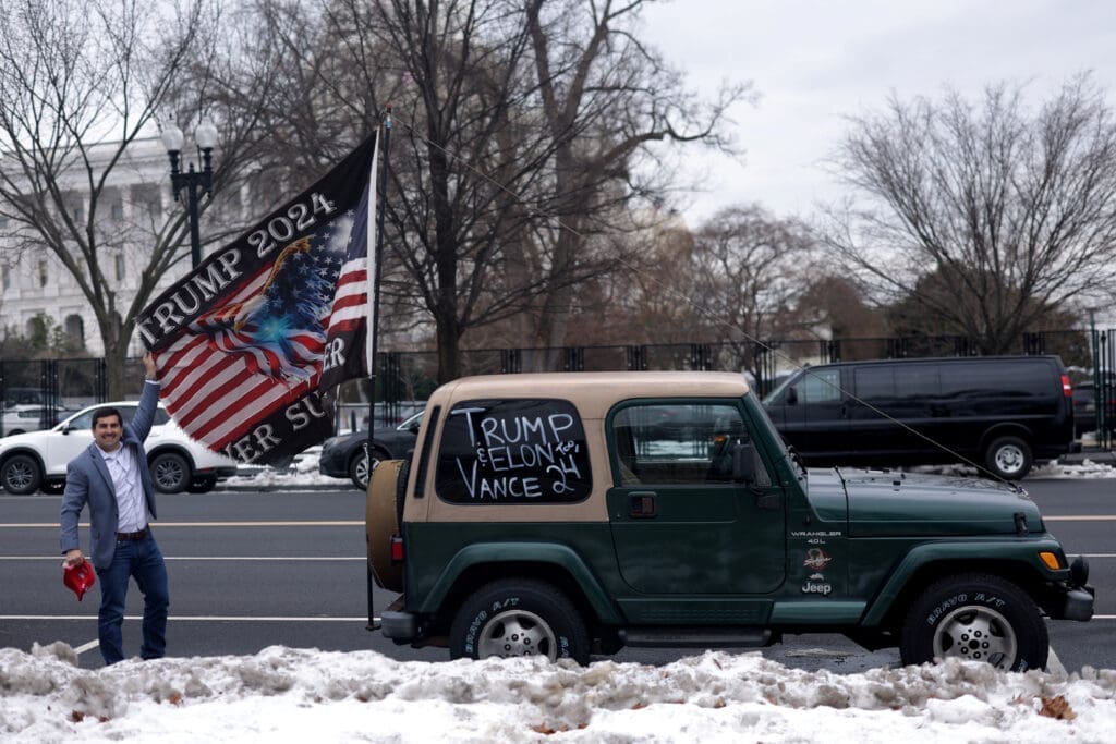 Trump's inauguration is being moved indoors due to dangerously cold temperatures expected on Monday, in Washington