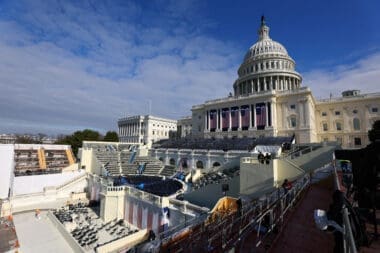 Trump's inauguration is being moved indoors due to dangerously cold temperatures expected on Monday in Washington
