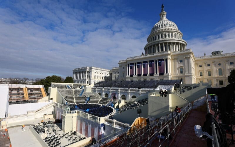 Trump's inauguration is being moved indoors due to dangerously cold temperatures expected on Monday in Washington