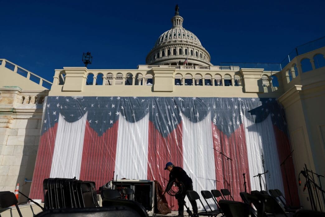 Trump's inauguration is being moved indoors due to dangerously cold temperatures expected on Monday, in Washington