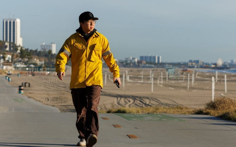 Alex Choi, who documented the Palisades Fire for social media