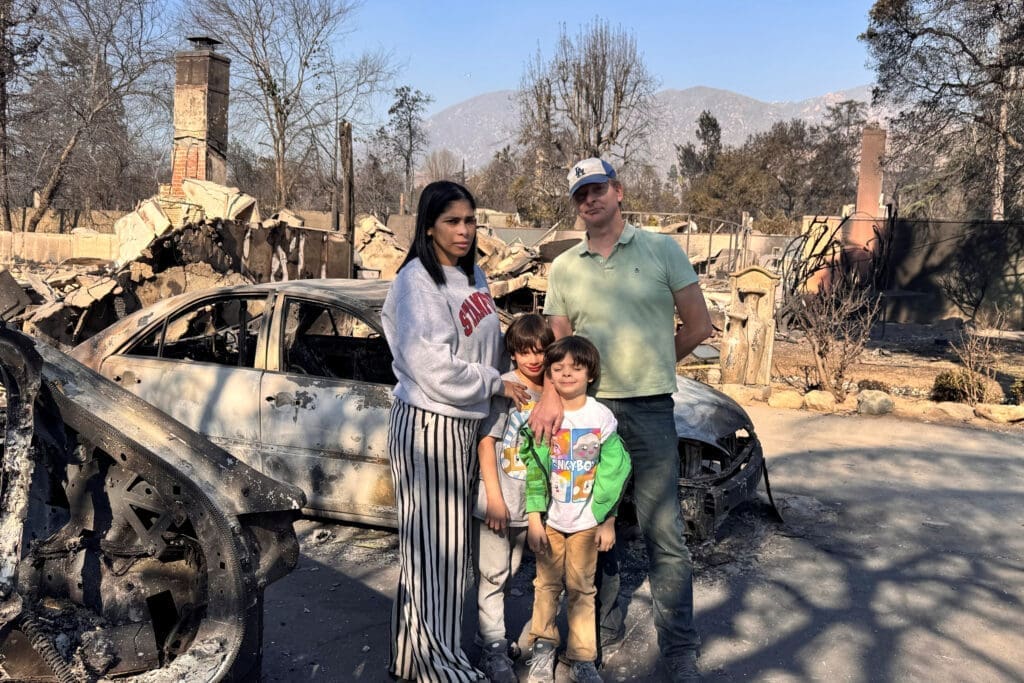 Displaced Families from the California Fires