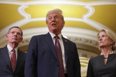 U.S. President-elect Donald Trump at the U.S. Capitol in Washington
