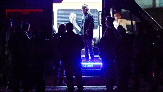 Hostages released as part of a ceasefire deal in Gaza between Hamas and Israel