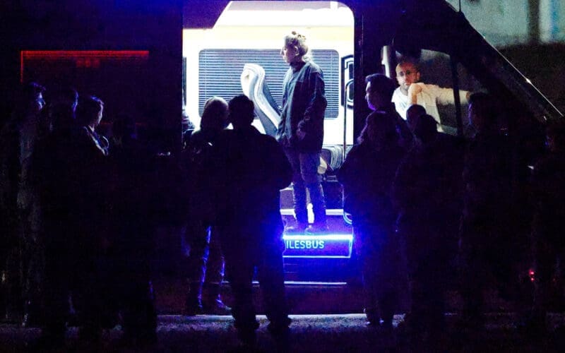 Hostages released as part of a ceasefire deal in Gaza between Hamas and Israel