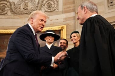 Inauguration ceremony for Trump's second presidential term