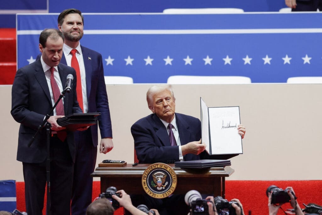 Inauguration ceremony for Trump's second presidential term