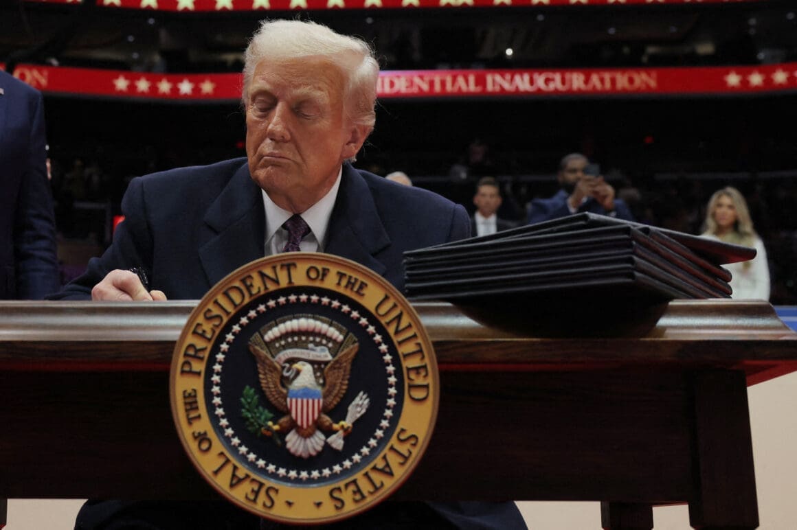 Inauguration ceremony for Trump's second presidential term