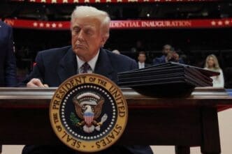 Inauguration ceremony for Trump's second presidential term