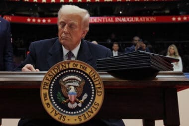 Inauguration ceremony for Trump's second presidential term