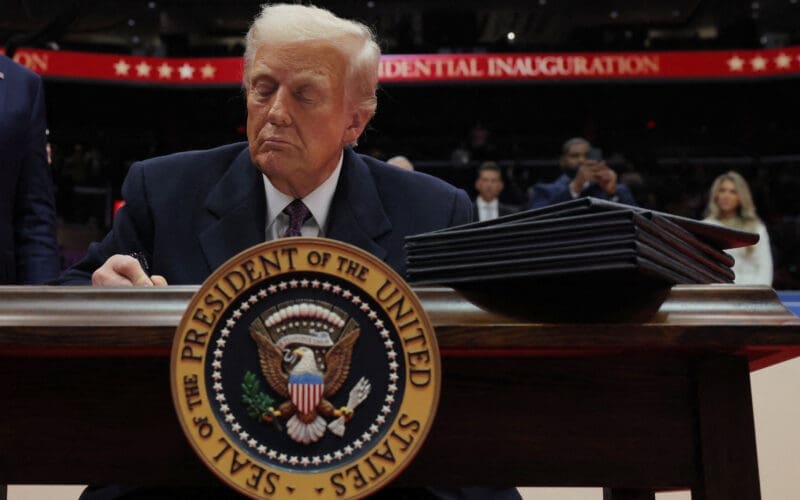 Inauguration ceremony for Trump's second presidential term