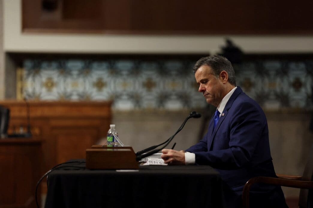 Senate Select Intelligence Committee confirmation hearing on Capitol Hill in Washington