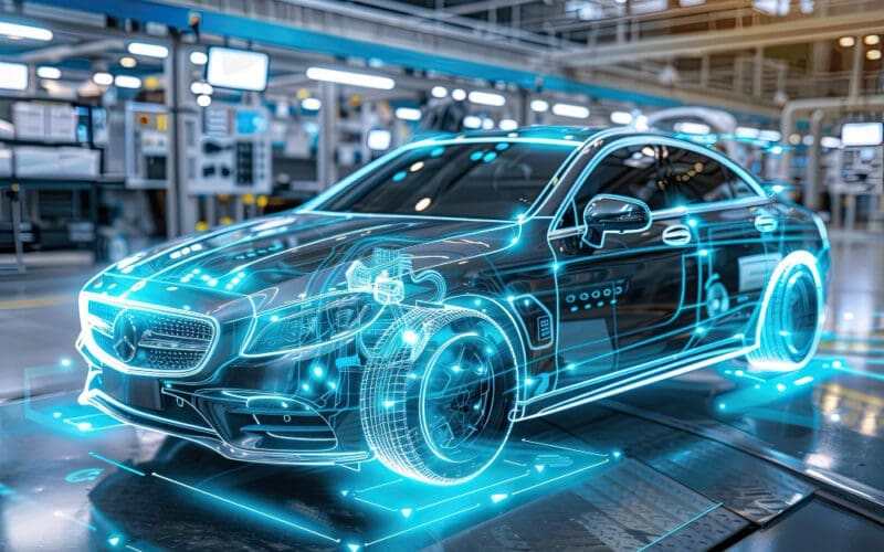 Advancements in automotive assembly lines in car manufacturing facilities