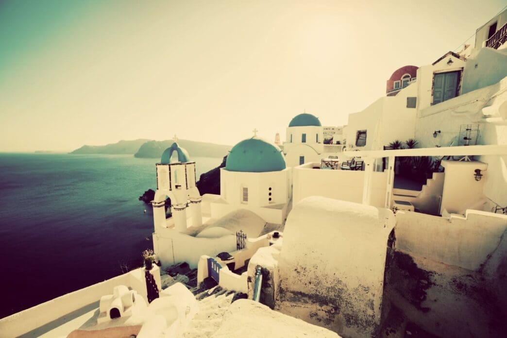 Breathtaking view of Oia, Santorini, Greece