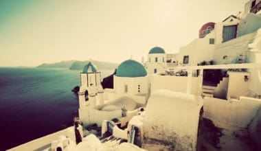 Breathtaking view of Oia, Santorini, Greece