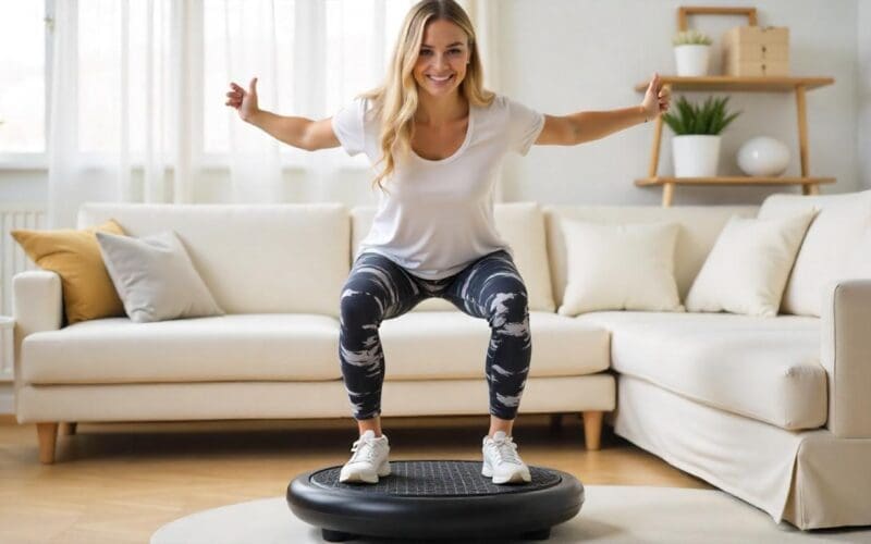 Exercise with Vibration Plate