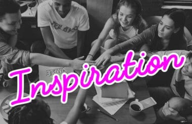 Inspiration, support and positivity concept
