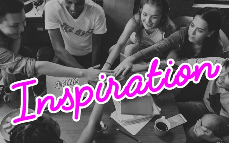 Inspiration, support and positivity concept