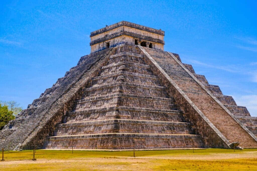 Kukulcan Pyramid (El Castillo) at Chichen Itza, Yucatan, Mexico – A Marvel of the Maya Civilization