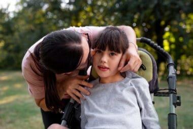 Life of a child in a wheelchair