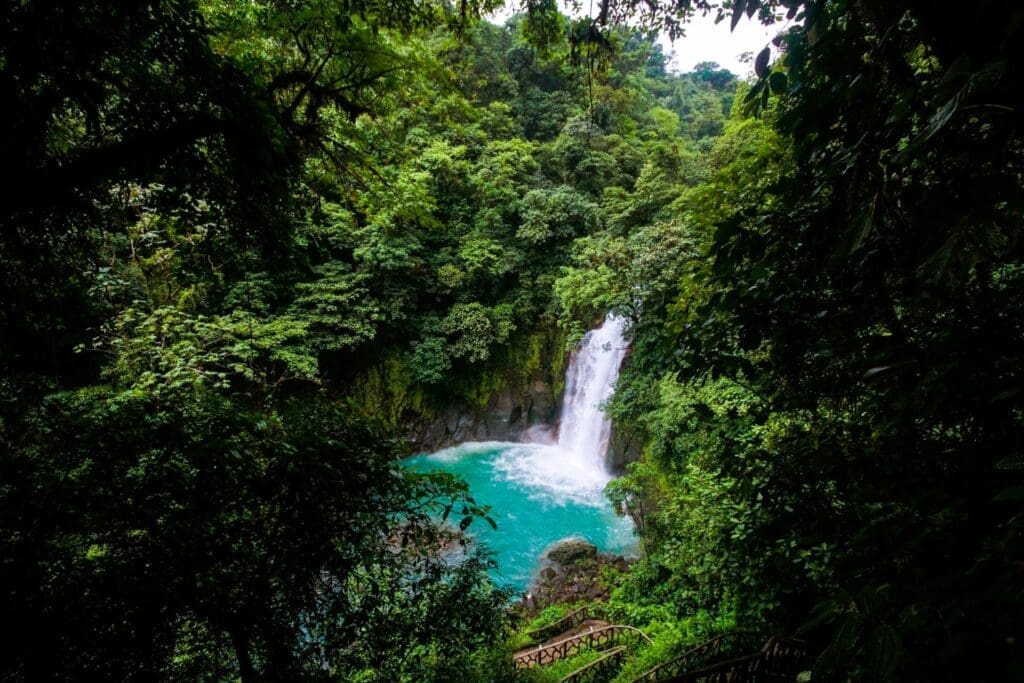 Rio Celeste waterfall Costa Rica